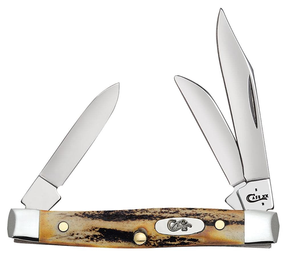 Case XX Genuine Stag Small Stockman #00178 - front view