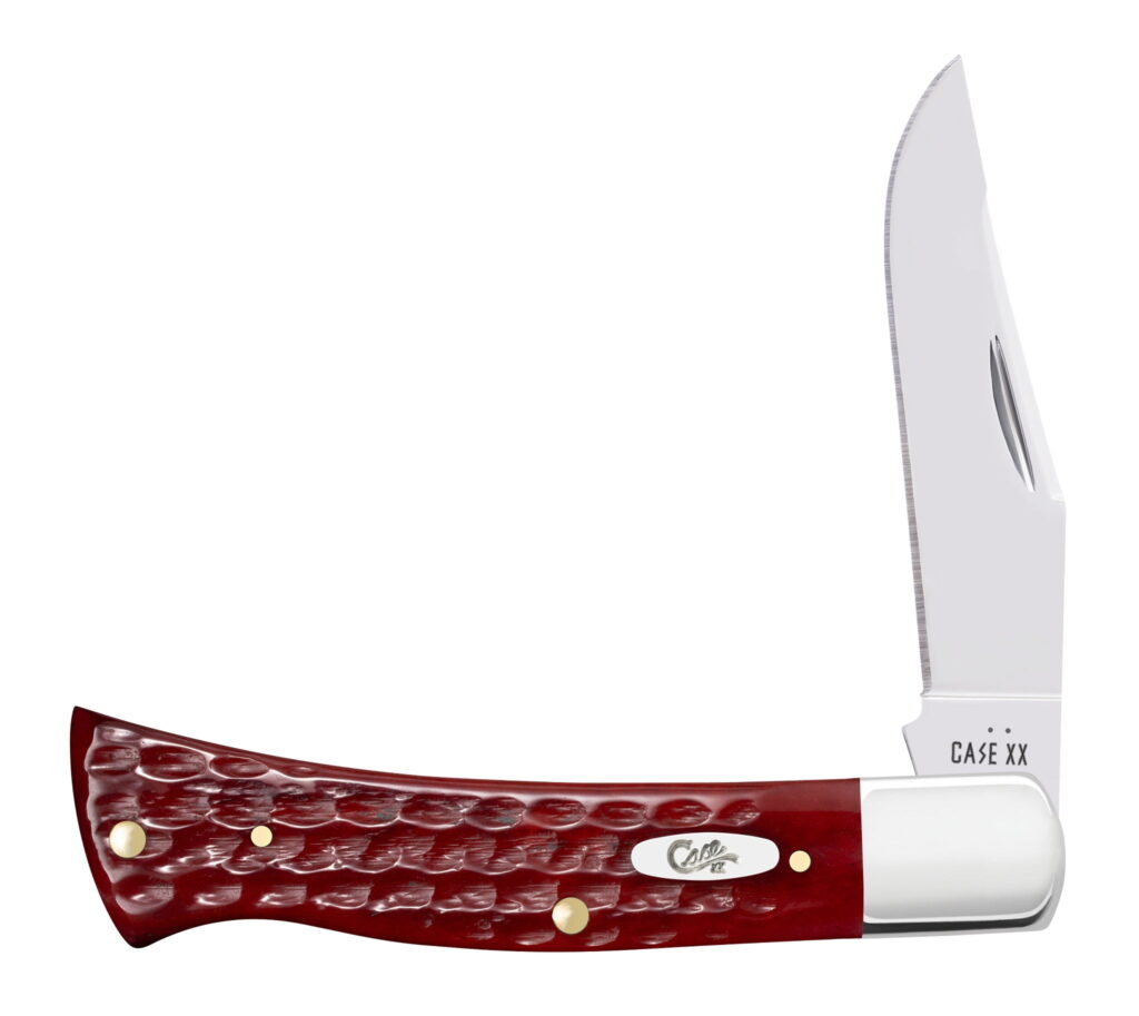 Case XX Corn Cob Jig Red Bone Case Axe Handle #10299 - front view