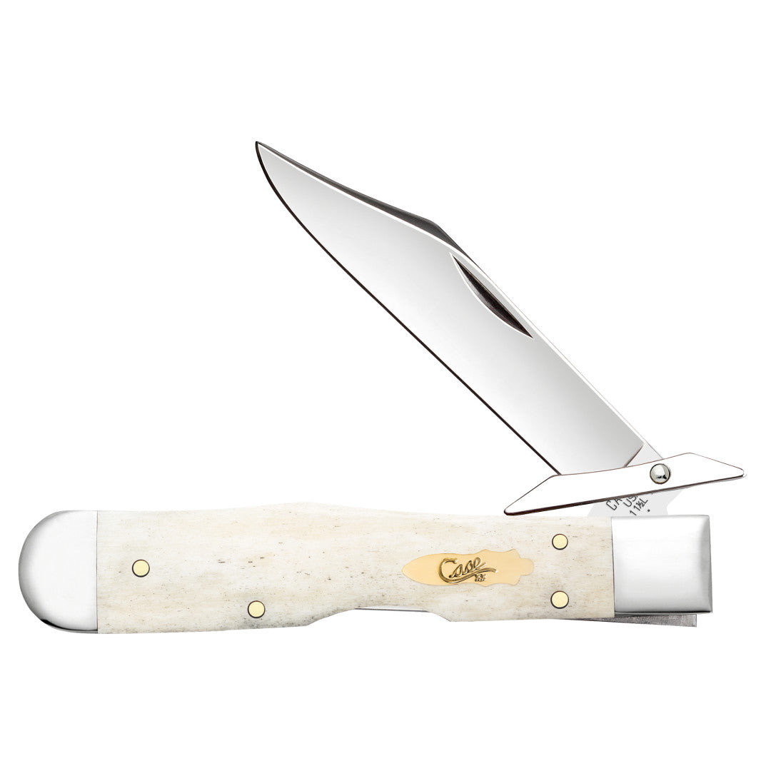 Case XX Smooth Natural Bone Cheetah Cub #11027